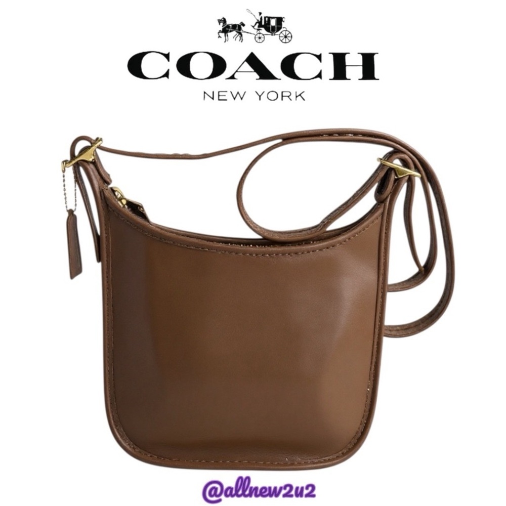 Coach Legacy 9950 Janice Riccardi Disantos Mahogany Leather Shoulder Bag - Picture 1 of 2